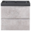 Beliani Wall Mounted Vanity Unit with Basin CARDIEL Grey 5