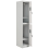 Beliani 2-Tier Storage Locker ATHLETE Metal Grey/ White 4
