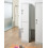 Beliani 2-Tier Storage Locker ATHLETE Metal Grey/ White 2