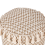 Beliani Pouffe PIRAK Cotton Light Beige 3