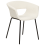 Beliani Set of 2 Dining Chairs ELMA Boucle Off-White 4
