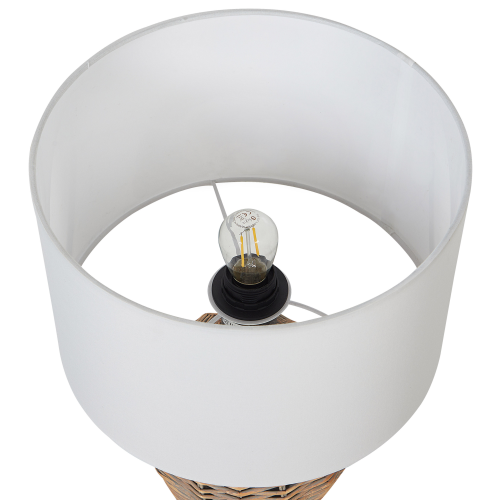 Beliani Table Lamp FURELOS Rattan Natural 1