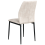 Beliani Set of 4 Dining Chairs ROCHEPORT Fabric Light Beige 6