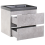 Beliani Wall Mounted Vanity Unit with Basin CARDIEL Grey 4