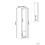 Beliani Single Door Storage Locker ATHLETE Metal Grey/ White 3
