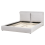 Beliani Bed Fabric BAJONNA 160 x 200 cm (EU King Size) Light Grey 4