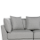 Beliani Sofa 3 Seater SIGTUNA Fabric Light Grey 6