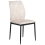 Beliani Set of 4 Dining Chairs ROCHEPORT Fabric Light Beige 4