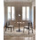 Beliani Set of 2 Dining Chairs ISLE Wood Black/ Beige 2
