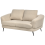 Beliani Sofa 2 Seater KJAER Boucle Light Beige 5