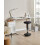 Beliani Wobble Stool ESTELL Fabric Black 2