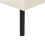 Beliani Ottoman VINTERBRO Velvet Light Beige 6