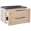 Beliani Vanity Unit with Basin 80 cm Light Brown TARIJA 4