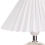 Beliani Set of 2 Table Lamps ZEYI Ceramic White 5