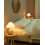 Beliani Set of 2 Table Lamps ZEYI Ceramic White 2