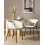 Beliani Set of 2 Dining Chairs ELMA Boucle Off-White 7