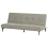 Beliani Sofa Bed 3 Seater ESSVIK Fabric Light Green 8
