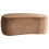 Beliani Pouffe BAYARD Faux Fur Light Brown 8