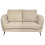 Beliani Living Room Set 3 Seater KJAER Boucle Light Beige 5