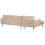 Beliani Corner Sofa 4 Seater VINTERBRO Velvet Beige Right Hand 3