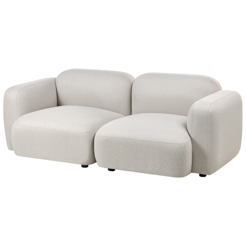 Beliani Sofa 3 Seater AFOSS Fabric Light Beige 1