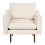 Beliani Armchair VINTERBRO Velvet Light Beige 4