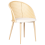 Beliani Set of 2 Dining Chairs CORNELL Metal Light Beige 12