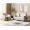 Beliani Sofa 2 Seater FENES Fabric Beige 2