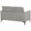 Beliani Sofa 2 Seater FENES Fabric Grey 5