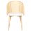 Beliani Set of 2 Dining Chairs CORNELL Metal Light Beige 13