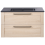 Beliani Vanity Unit with Basin 80 cm Light Brown TARIJA 5