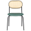 Beliani Set of 2 Dining Chairs ADAVER Metal Black 3