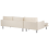 Beliani Corner Sofa 4 Seater VINTERBRO Velvet Light Beige Right Hand 3