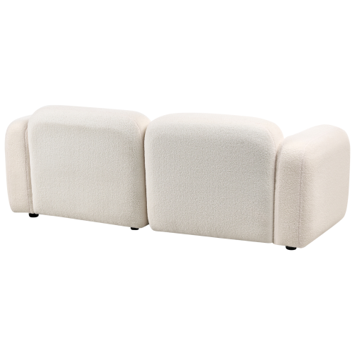 Beliani Sofa 3 Seater AFOSS Boucle Off-White 1