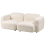 Beliani Sofa 3 Seater AFOSS Boucle Off-White 5