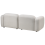 Beliani Sofa 3 Seater AFOSS Fabric Light Beige 5