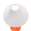 Beliani Table Lamp ALWERO Metal Orange 4