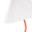 Beliani Table Lamp ALWERO Metal Orange 5