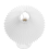 Beliani Table Lamp ALWERO Metal White 4
