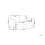 Beliani Sofa 3 Seater FENES Fabric Black 3