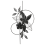 Beliani Wall Decor Flower BERKELIUM 93 cm Metal Multicolour 4
