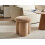 Beliani Pouffe CARRINGTON Boucle Beige 2