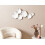 Beliani Wall Decor NEODYNIUM 47 cm Metal White 2