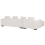 Beliani Corner Sofa 4 Seater LUNGO Corduroy Off-White Right Hand 6