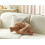 Beliani Throw Cushion GLADIOLUS 172 x 14 cm Boucle Light Brown Solid 4