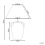 Beliani Table Lamp AGEFET Ceramic Grey 3