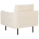 Beliani Armchair VINTERBRO Velvet Light Beige 5