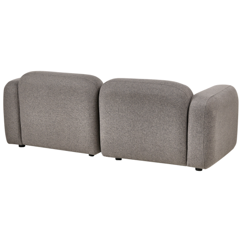 Beliani Sofa 3 Seater AFOSS Fabric Dark Grey 2