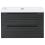 Beliani Wall Mounted Vanity Unit with Basin MAKANA Black 5