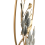 Beliani Wall Decor Leaf DYSPROSIUM 61 cm Metal Gold 5